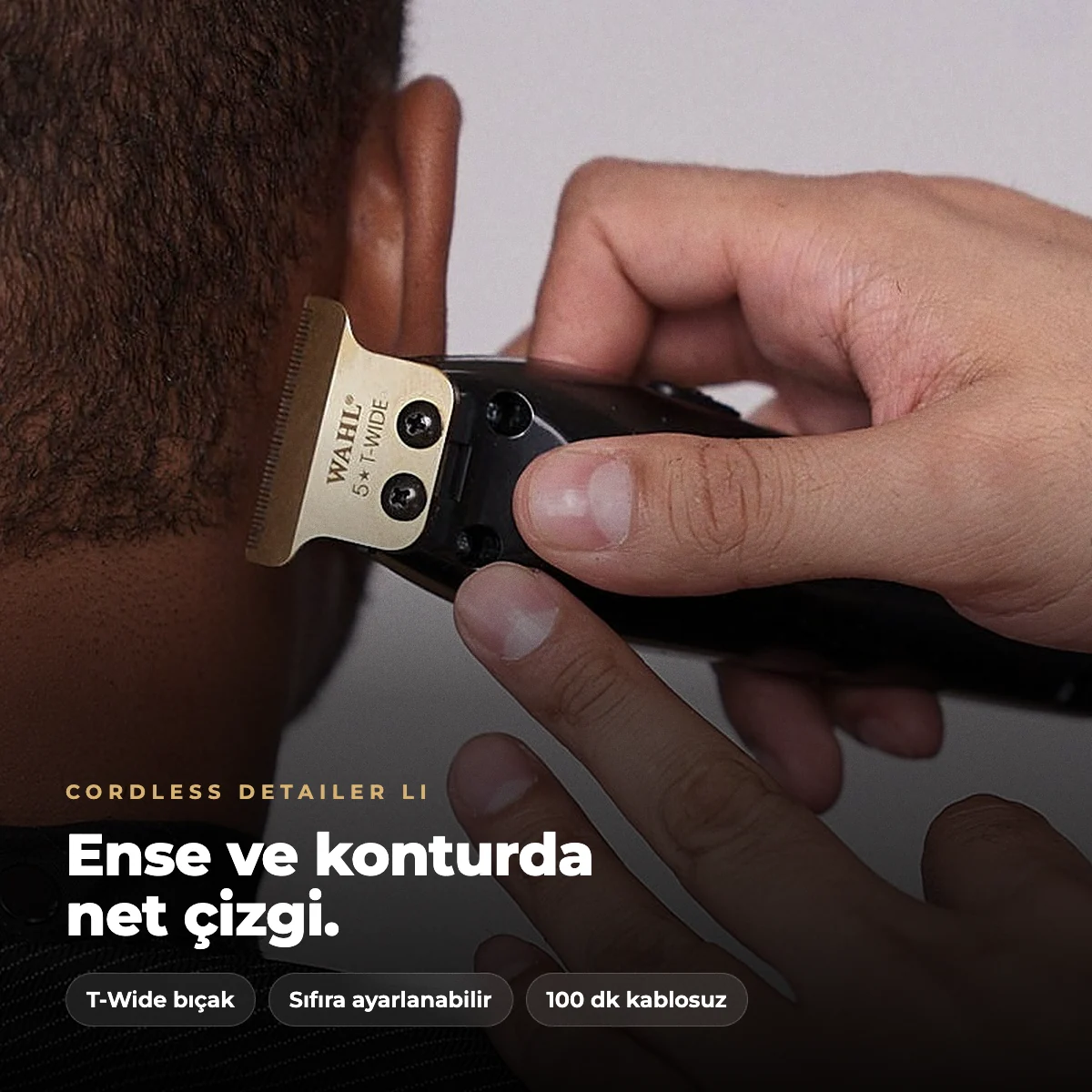 Wahl Cordless Detailer Li ile ense konturu