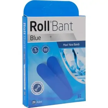 Rollbant Yara Bandı Yetişkin İlk Yardım Bandı - Blue
