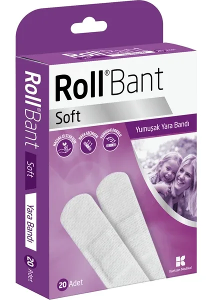 Rollbant Yara Bandı Yetişkin İlk Yardım Bandı - Soft
