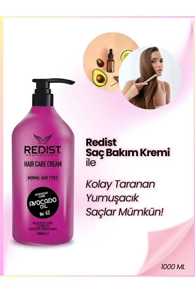 Redist Avokado Yağlı Saç Kremi 1000 Ml