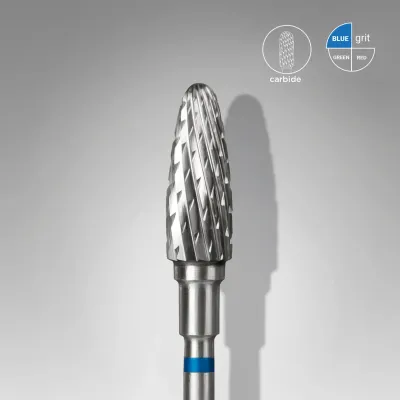 Staleks Pro Expert Sert Alaşım Mısır Freze - Mavi, Çap 5mm, Çalışma Kısmı 13mm