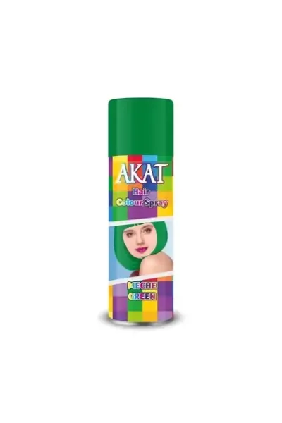 Akat Gardi Renkli Saç Spreyi Geçici Boya 150 ml - Yeşil