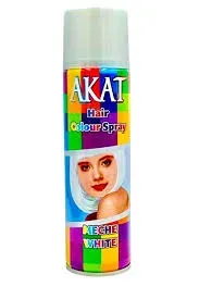 Akat Gardi Renkli Saç Spreyi Geçici Boya 150 ml - Beyaz