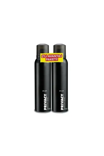 Privacy  Klasik Erkek Deodorant 150 Ml - 2 X Klasik