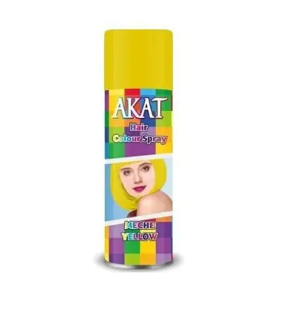 Akat Gardi Renkli Saç Spreyi Geçici Boya 150 ml - Sarı