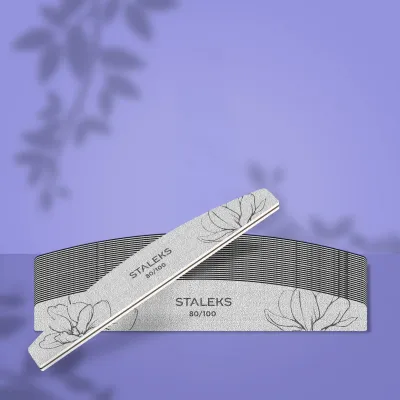 Staleks Pro Yarım Ay Kağıt Törpü 25'li - 80/100 Grit