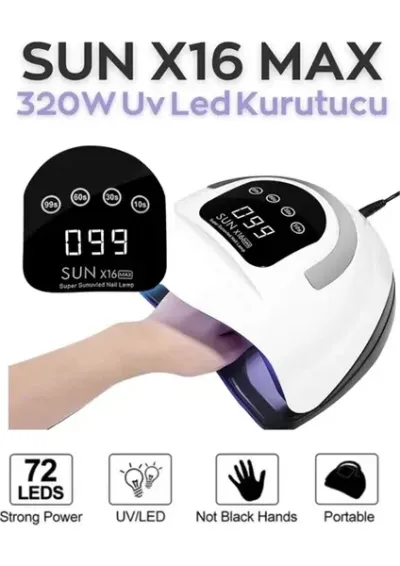 Point  UV LED Tırnak Kurutucu Cihazı - X16 Max