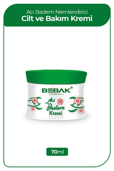 Bebak Acı Badem Kremi 70 ml Kavanoz