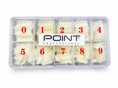 Point Takma Tırnak 500'lü Krem Nail Art Seti