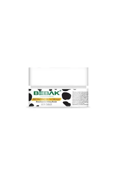 Bebak Süt Özlü Bronzlaştırıcı Güneş Kremi 100ml