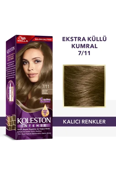 WELLA KOLESTON İNTENSE SAÇ BOYASI - 7/11 7/11 EKSTRA KÜLLÜ KUMRAL