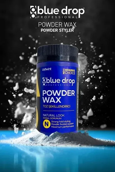 Blue Drop Toz Şekillendirici Wax 15 ml - Naturel Look
