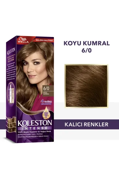 WELLA KOLESTON İNTENSE SAÇ BOYASI - 6/0 KOYU KUMRAL