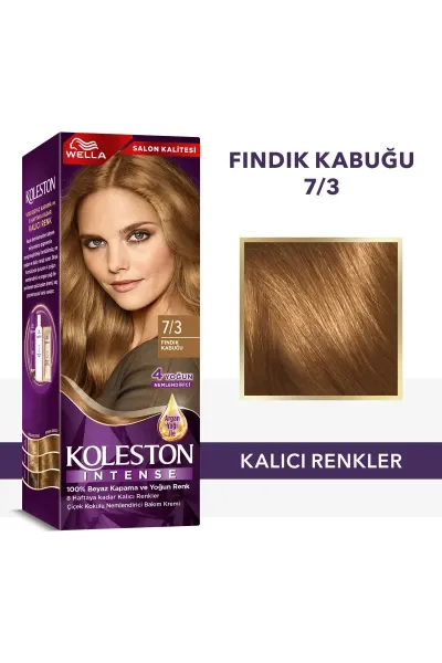 WELLA KOLESTON İNTENSE SAÇ BOYASI - 7/3 FINDIK KABUĞU
