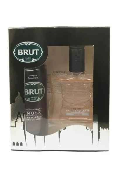 Brut Parfüm ve Deodorant Seti 100 ml + 200 ml - Musk