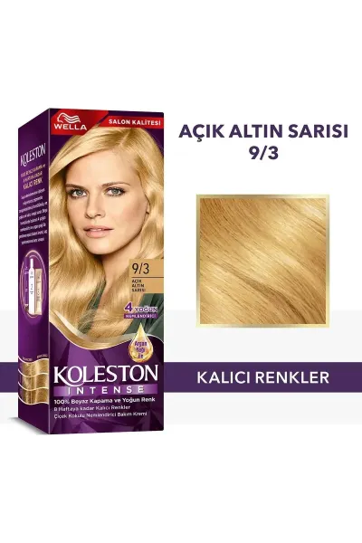 WELLA KOLESTON İNTENSE SAÇ BOYASI - 9/3 AÇIK ALTIN SARISI