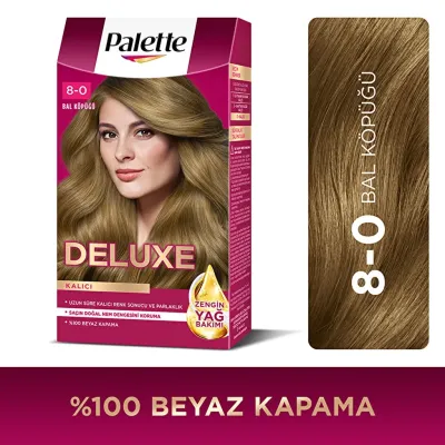 Palette Deluxe Saç Boyası 50 ml - 8-0 Açık Kumral