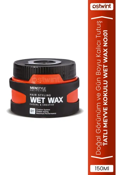Ostwint Saç Şekillendirici Wet Wax 150 ml - No: 3