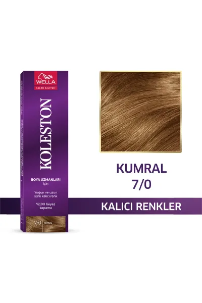 WELLA KOLESTON SİNGLE SAÇ BOYASI - 7/0 Kumral