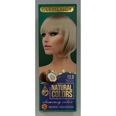 Clemency Natural Colours Saç Boyası Seti - 12.0 Papatya Sarısı