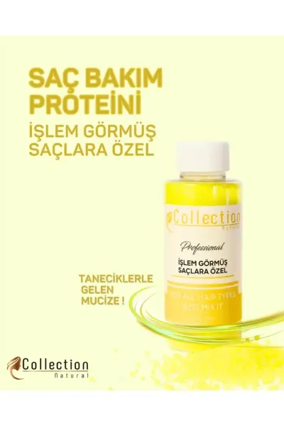 Collection Natural Protein Tozu 100 g - İşlem Görmüş Saçlara Özel
