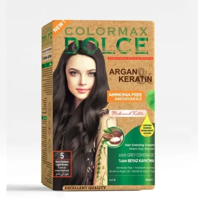 Colormax Dolce Amonyaksız, Doğal Set Boya - 5 Açık Kestane