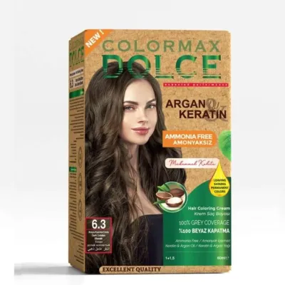 Colormax Dolce Amonyaksız, Doğal Set Boya - 6.3 Koyu Kumral Dore