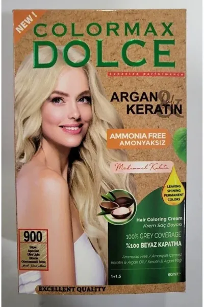 Colormax Dolce Amonyaksız, Doğal Set Boya - 900 Süper Açıcı Sarı