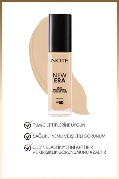 Note New Era SPF 50 Hyaluronik Fondöten - 110 Soft Ivory