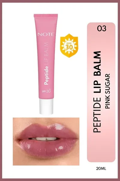 Note Peptide Lip Balm SPF 30 Dudak Balmı - 03 Pink Sugar - Pembe