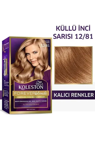 Wella Koleston Kit Saç Boyası - 12/81 Küllü İnci