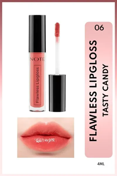 Note Flawless Lipgloss Dudak Parlatıcısı - 06 Tasty Candy - Pembe