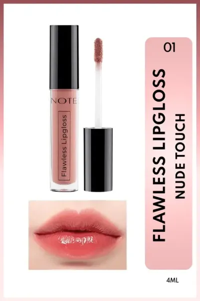 Note Flawless Lipgloss Dudak Parlatıcısı - 01 Nude Touch - Nude