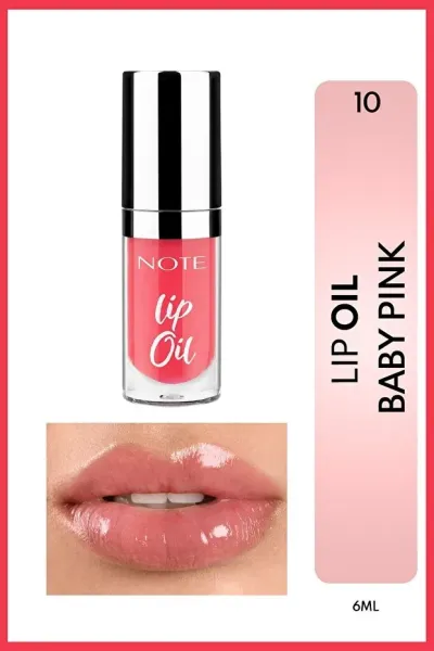 Note Lip Oil Dudak Parlatıcısı - 10 Baby Pink - Pembe