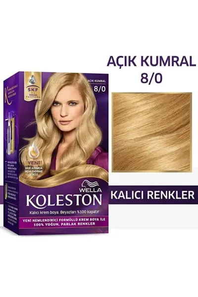 Wella Koleston Kit Saç Boyası - 8/0 Açık Kumral
