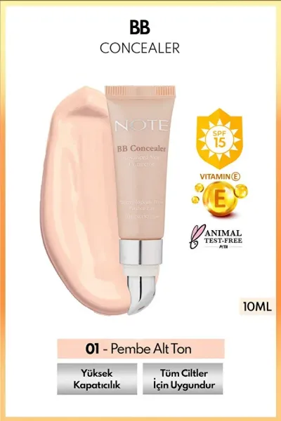 Note BB Concealer SPF 15+ Kapatıcı - 01 Açık