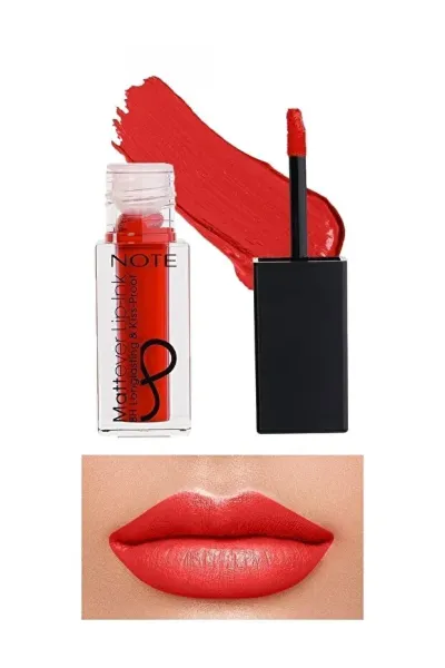 NOTE LipInk Mattever Mat ve Kalıcı Likit Ruj - 13 Dating Red - Kırmızı