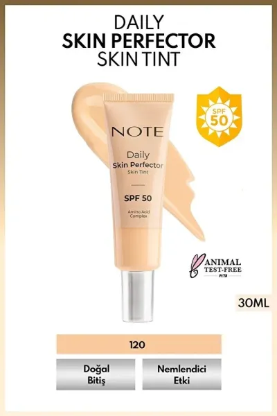 Note Daily Skin PerfSPF ector Skin Tint 50 - 120