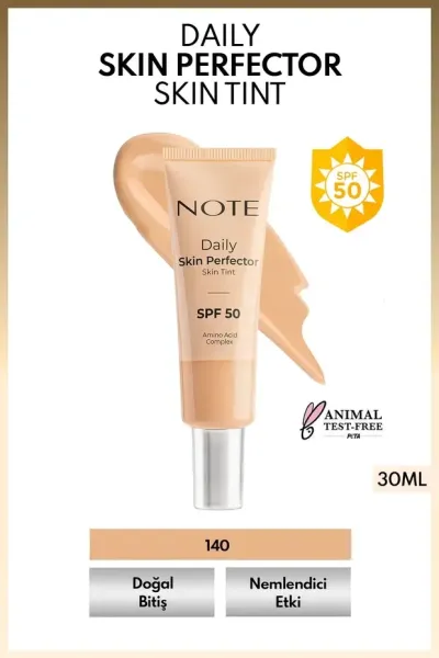Note Daily Skin PerfSPF ector Skin Tint 50 - 140
