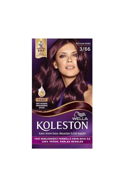 Wella Koleston Kit Saç Boyası - 3/66 Patlican Moru