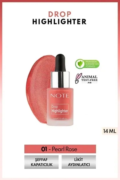Note Aydınlatıcı Drop New Likit Aydınlatıcı - 01 Pearl Rose