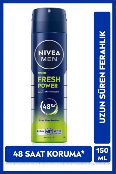 Nivea Deodorant Sprey Ferah Koruma - Fresh Power