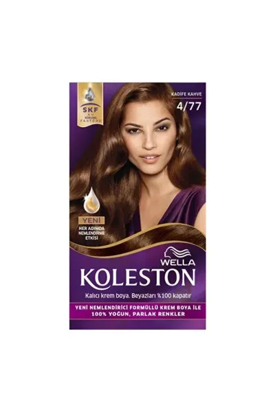 Wella Koleston Kit Saç Boyası - 4/77 Kadife Kahve