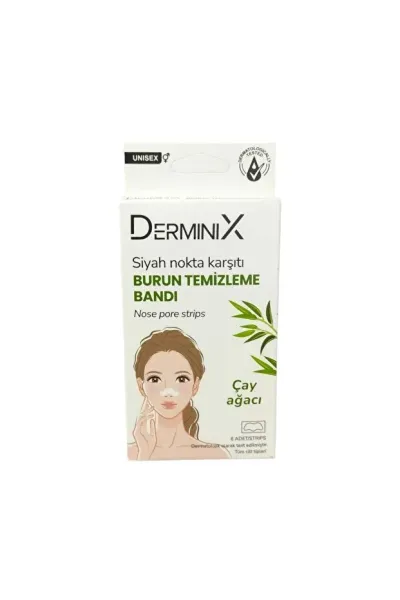 Derminix Siyah Nokta Karşıtı Burun Bandı - Çay Ağacı