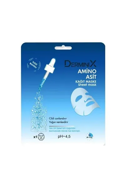 Derminix Yüz Bakım Kağıt Maske - Amino Asit