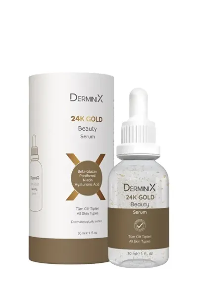 Derminix Cilt Bakım Serumu 30 ml - 24K Gold Beauty