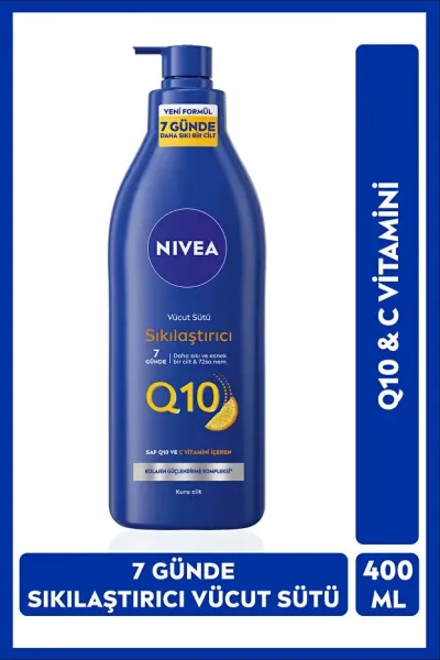 NIVEA Q10 Sıkılaştırıcı Vücut Sütü 400 ml - Kuru Cilt Tipleri