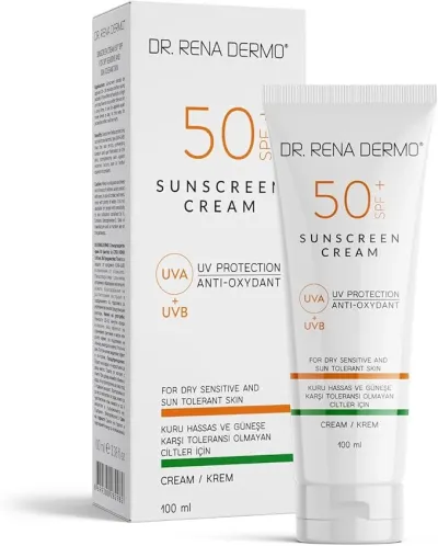 Dr. Rena Dermo 50+ Spf Güneş Kremi 100 ml - Kuru Ciltler İçin
