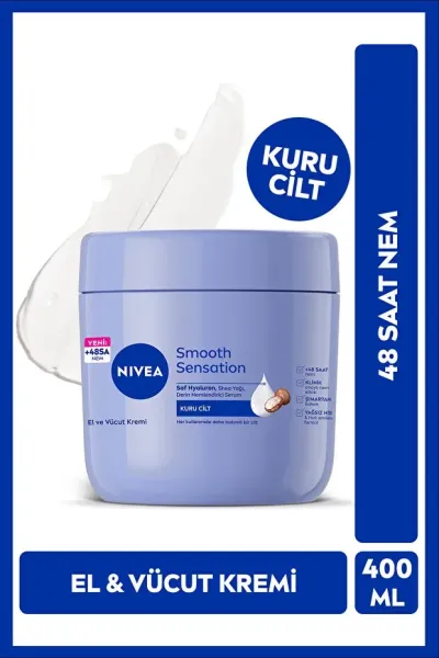 NIVEA El ve Vücut Bakım Kremi 400 ml - Smooth Sensation