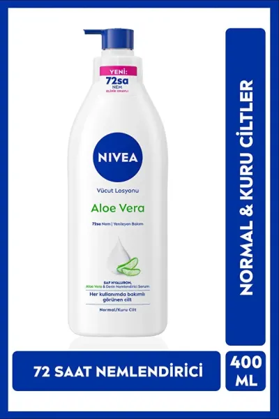 NIVEA Besleyici Vücut Sütü Yoğun Nem 400 ml - Aloe Vera